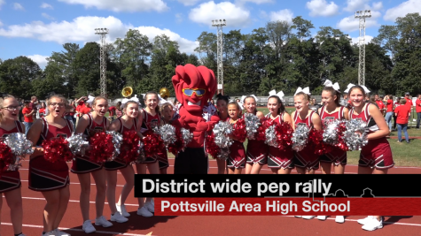 District-wide outdoor pep rally