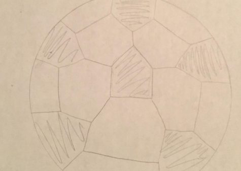 How to draw a soccer ball