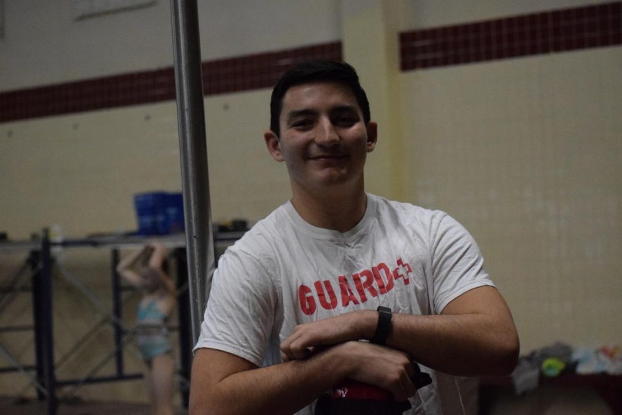 Senior+Corey+Holobetz+lifeguards+the+swimming+and+diving+activity.+When+asked+why+he+decided+to+help+lifeguard%2C+he+said%2C+%E2%80%9CI+guess+it%E2%80%99s+just+nice+to+help+out+the+staff+whenever+you+can%2C+because+they+do+a+lot+for+the+students+here.%E2%80%9D+