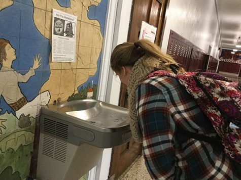 What’s the deal with water bottles in school? (photo)