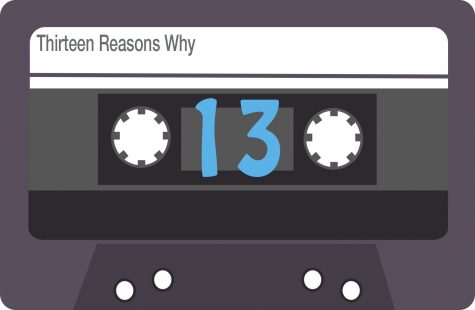 Students and teachers discuss new TV show, “13 Reasons Why” (computer art)