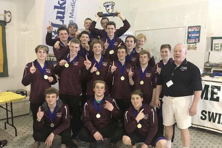 VICTORS+-+Snow+might+have+set+the+District+XI+swim+meet+back+by+a+day%2C+but+it+did+not+stop+the+boys%E2%80%99+swim+team+from+becoming+district+champions.+The+boys%E2%80%99+team+outscored+every+team+at+the+meet+to+have+a+total+of+350+points%2C+enough+to+secure+the+championship+title+and+surpass+rival+Blue+Mountain+who+had+298+points.+%E2%80%9CIt+was+a+moment+I+will+never+forget%2C+for+it+was+a+moment+that+my+coach%2C+my+team+and+our+parents+have+waited+for+for+so+long%2C%E2%80%9D+senior+Christopher+Ott+said.+%E2%80%9CI+believe+it+was+the+teamwork+and+the+excellent+coaching+staff+that+pushed+us+to+compete+so+strongly.%E2%80%9D