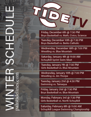 TideTV Winter Schedule